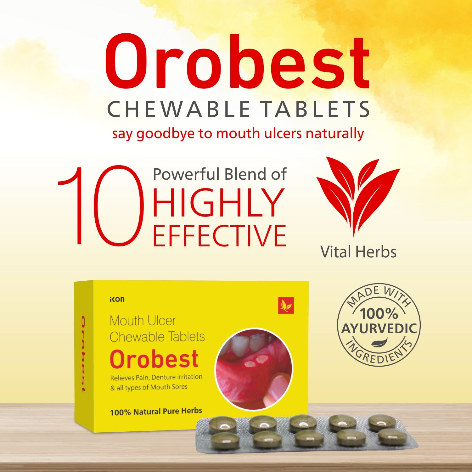 Orobest Chewable Tablets (1 x 10 Blister)