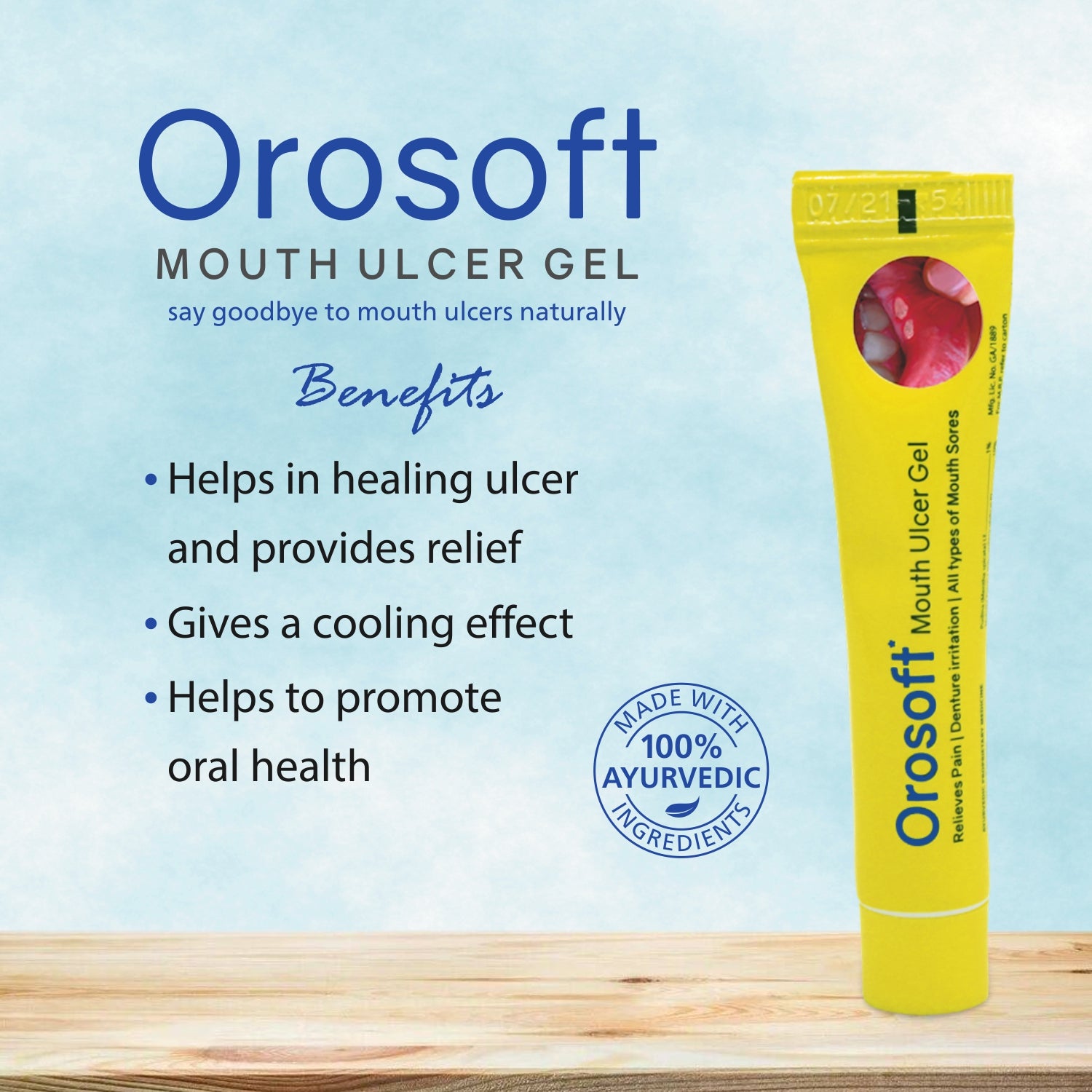 Orosoft Mouth Ulcer Gel (10 gm)