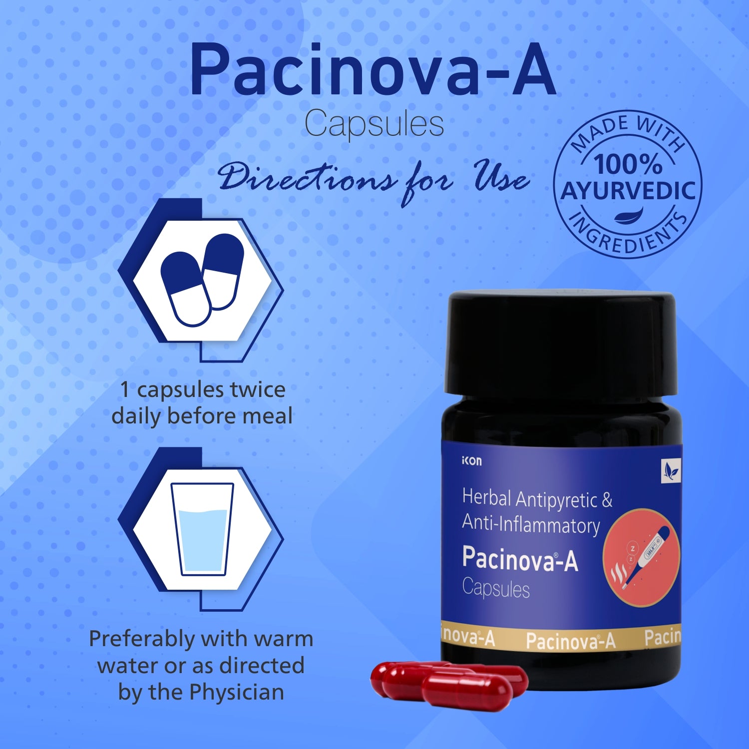 Pacinova-A Capsules (10 Caps)