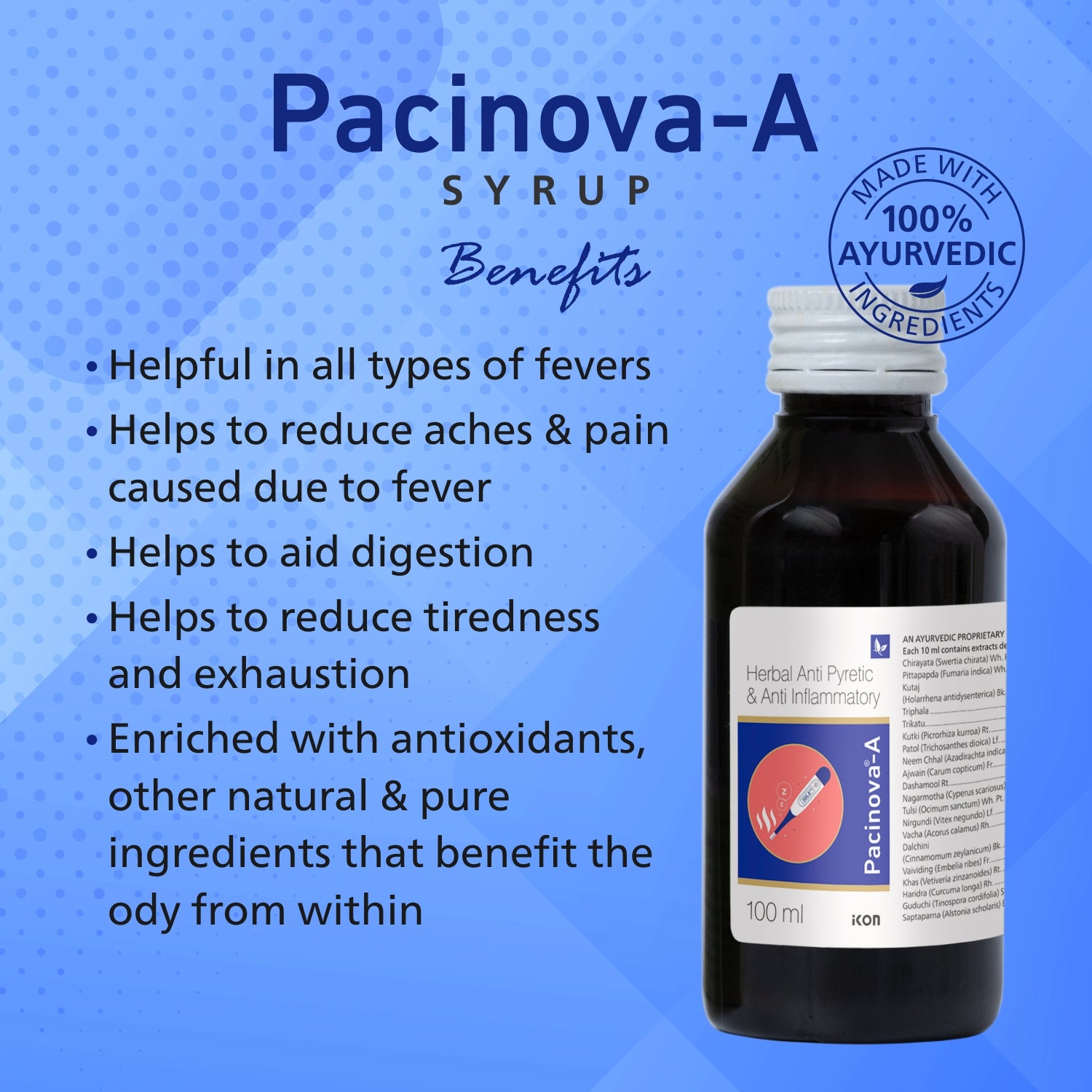 Pacinova-A Syrup (100 ml)