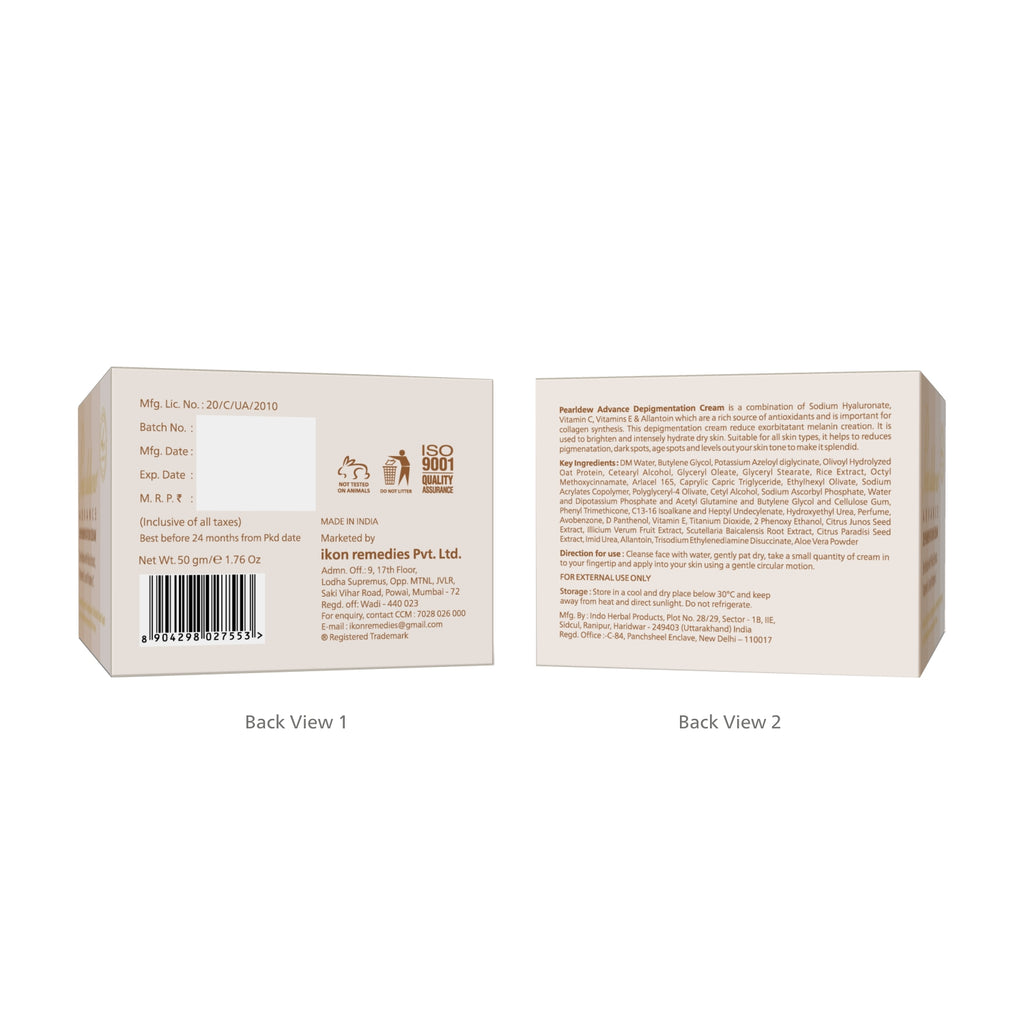Pearldew Advance De-pigmentation Cream (50 gm)