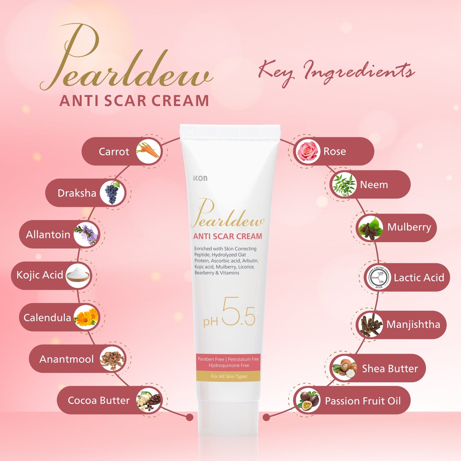 Pearldew Anti Scar Cream (25 gm)