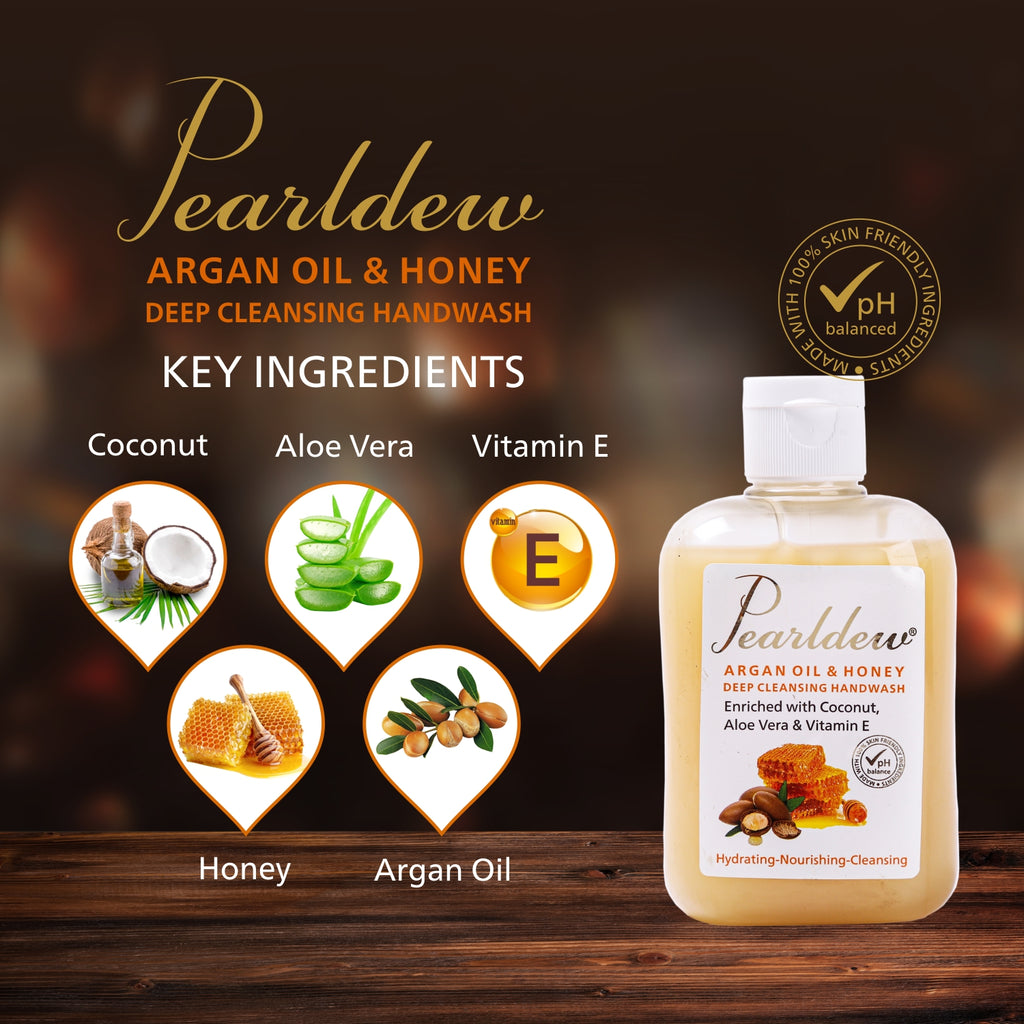 Pearldew Argan Oil & Honey Hand Wash (250 ml)