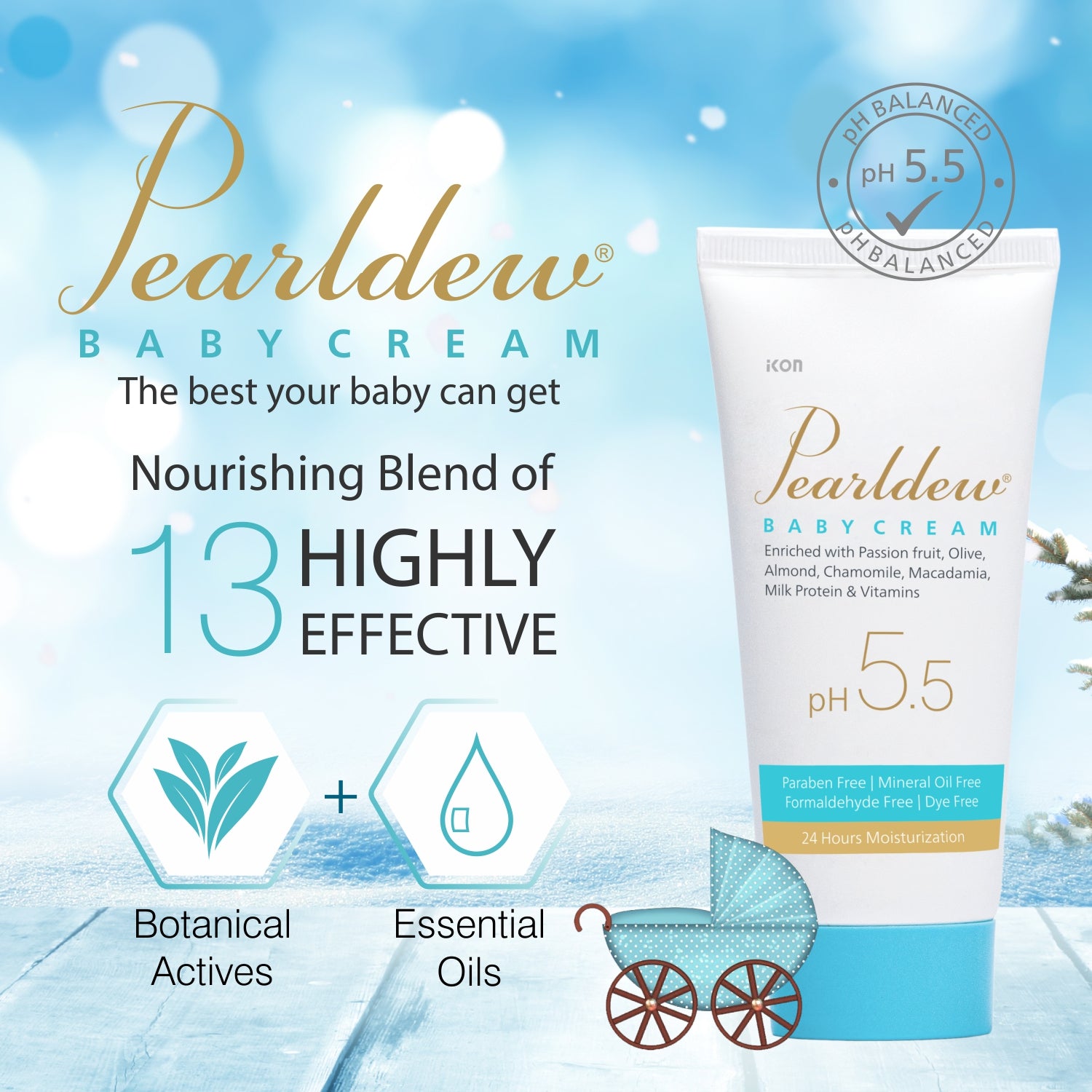 Pearldew Baby Cream (50 gm)