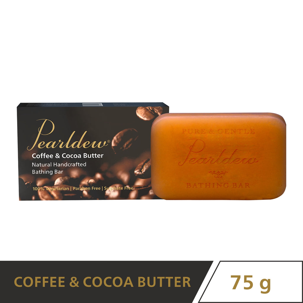 Pearldew Coffee & Cocoa Butter Natural Handcrafted Bathing Bar (75 gm)