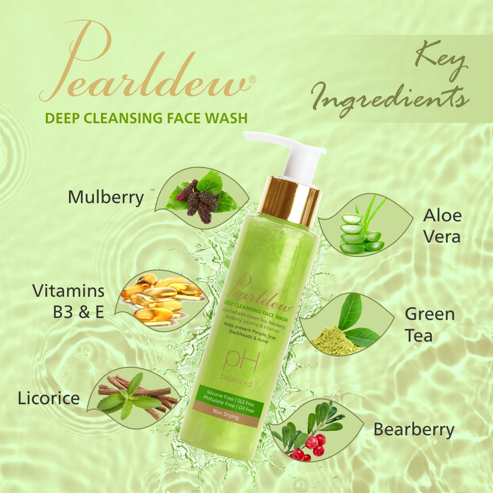 Pearldew Deep Cleansing Face Wash (100 ml)