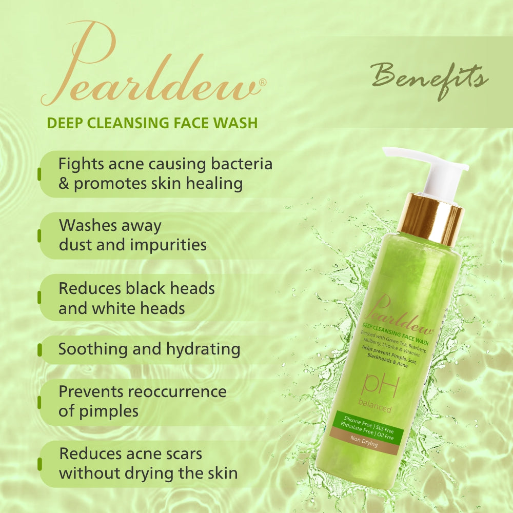 Pearldew Deep Cleansing Face Wash (100 ml)