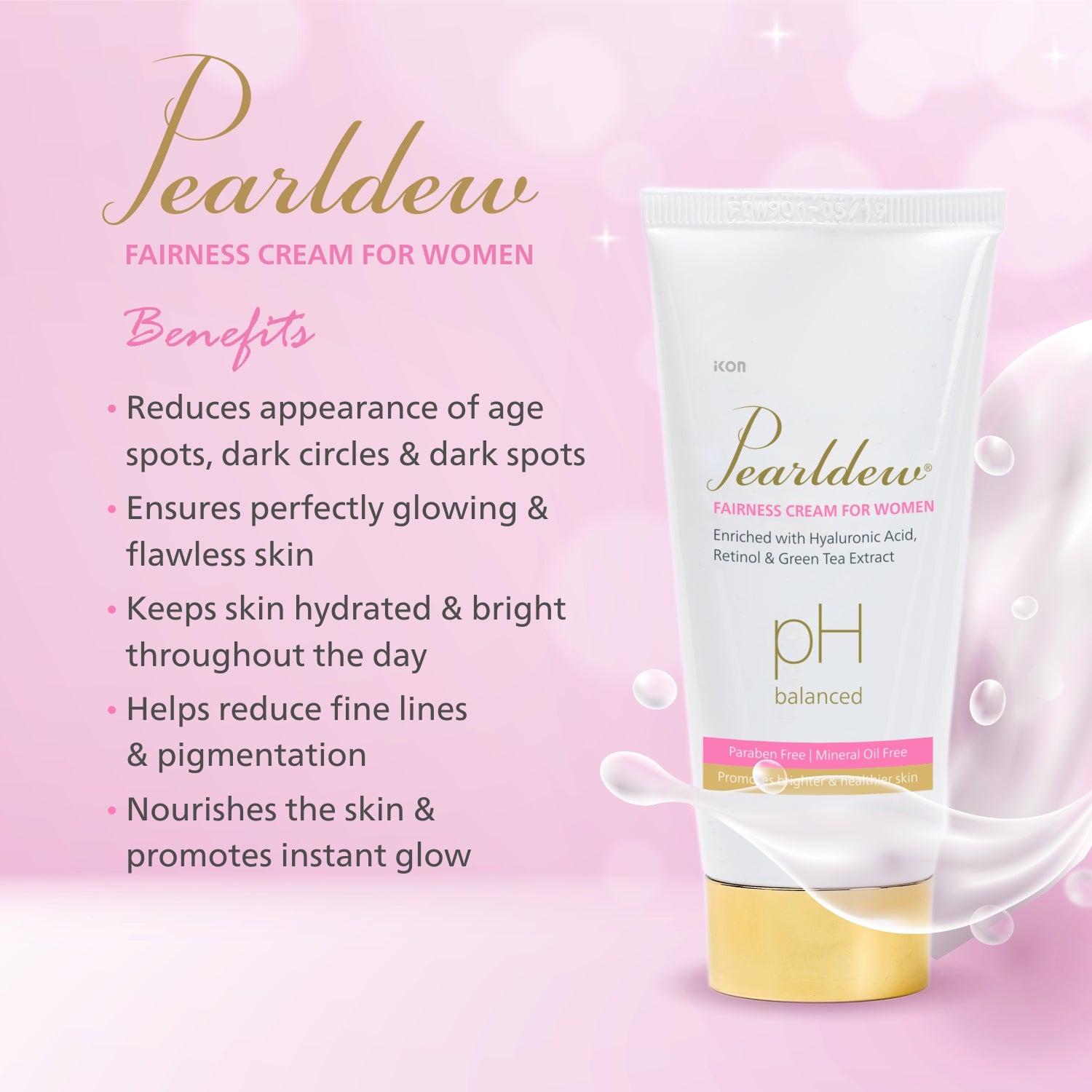Pearldew Fairness Cream For Women (50 gm)