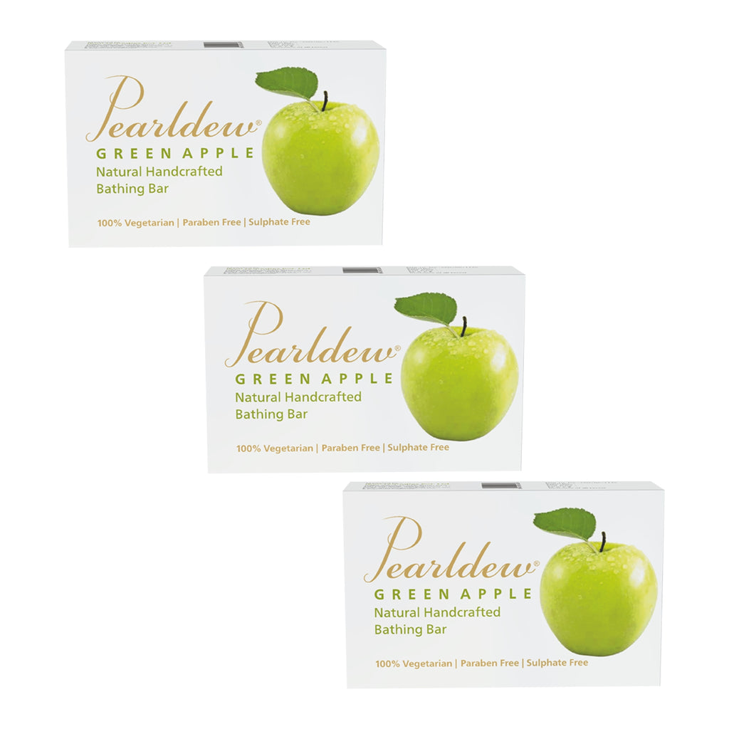 Pearldew Green Apple Natural Handcrafted Bathing Bar (75 gm)