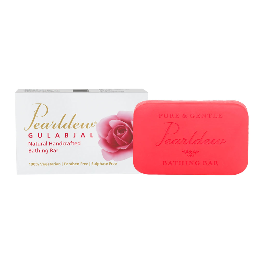 Pearldew Gulabjal Natural Handcrafted Bathing Bar (75 gm)