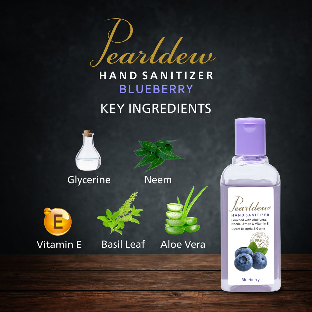 Pearldew Hand Sanitizer Gel (Blueberry) 100 ml
