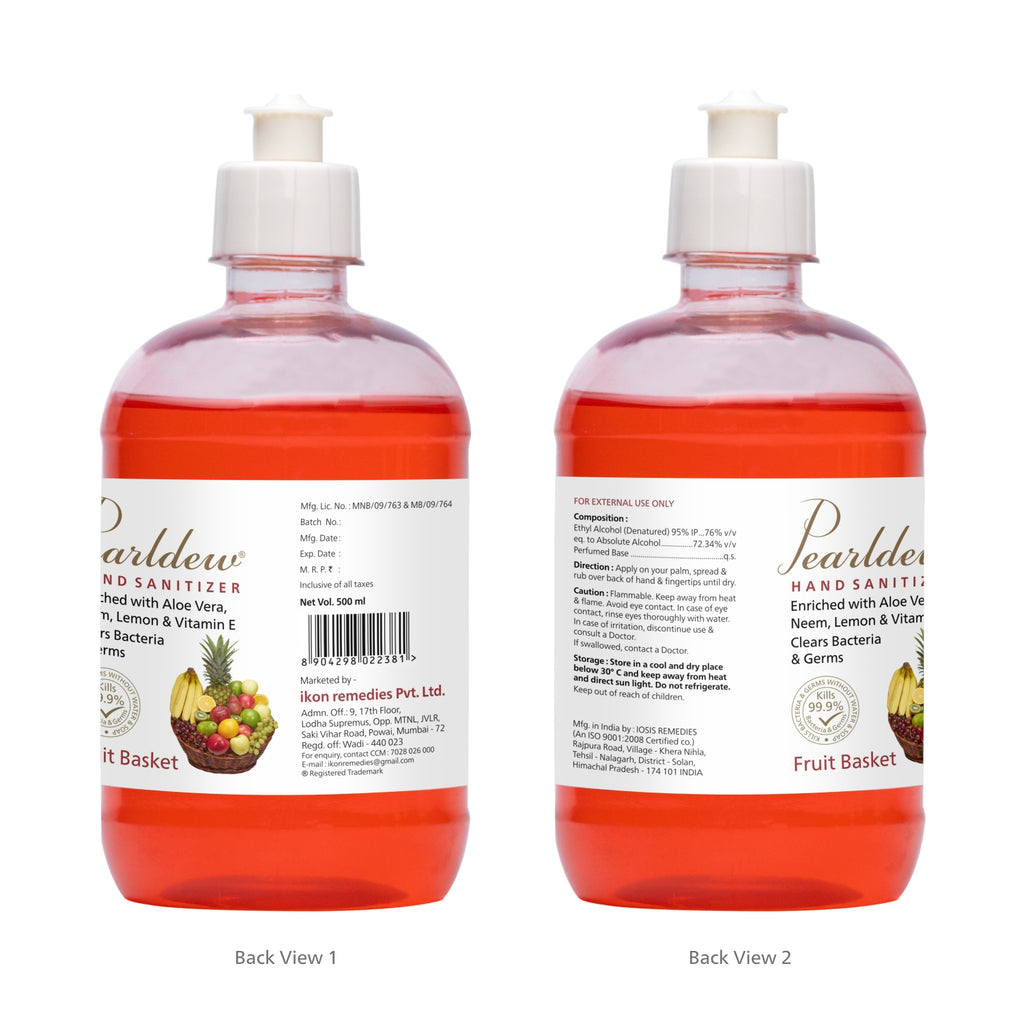 Pearldew Hand Sanitizer Gel (Fruit Basket) 500 ml