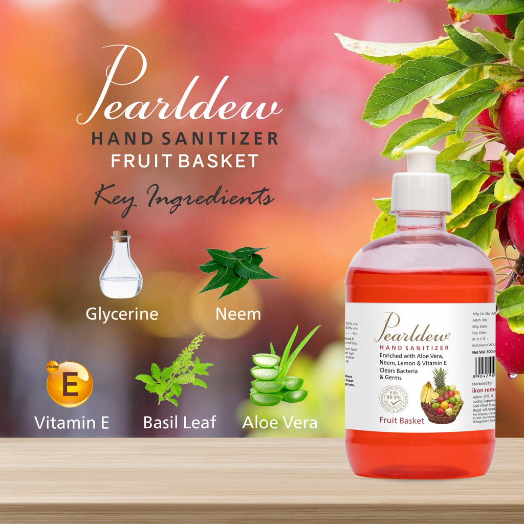 Pearldew Hand Sanitizer Gel (Fruit Basket) 500 ml
