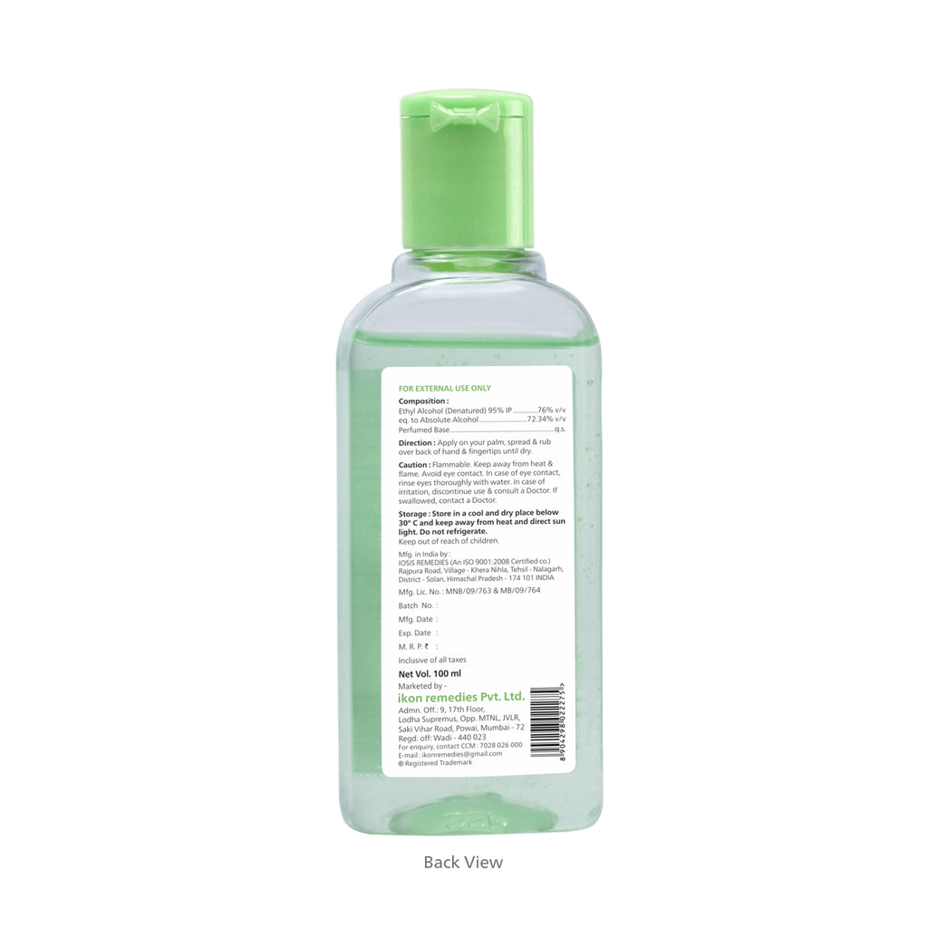 Pearldew Hand Sanitizer Gel (Green Apple) 100 ml