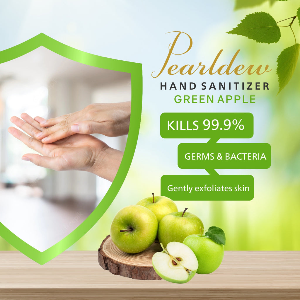 Pearldew Hand Sanitizer Gel (Green Apple) 500 ml