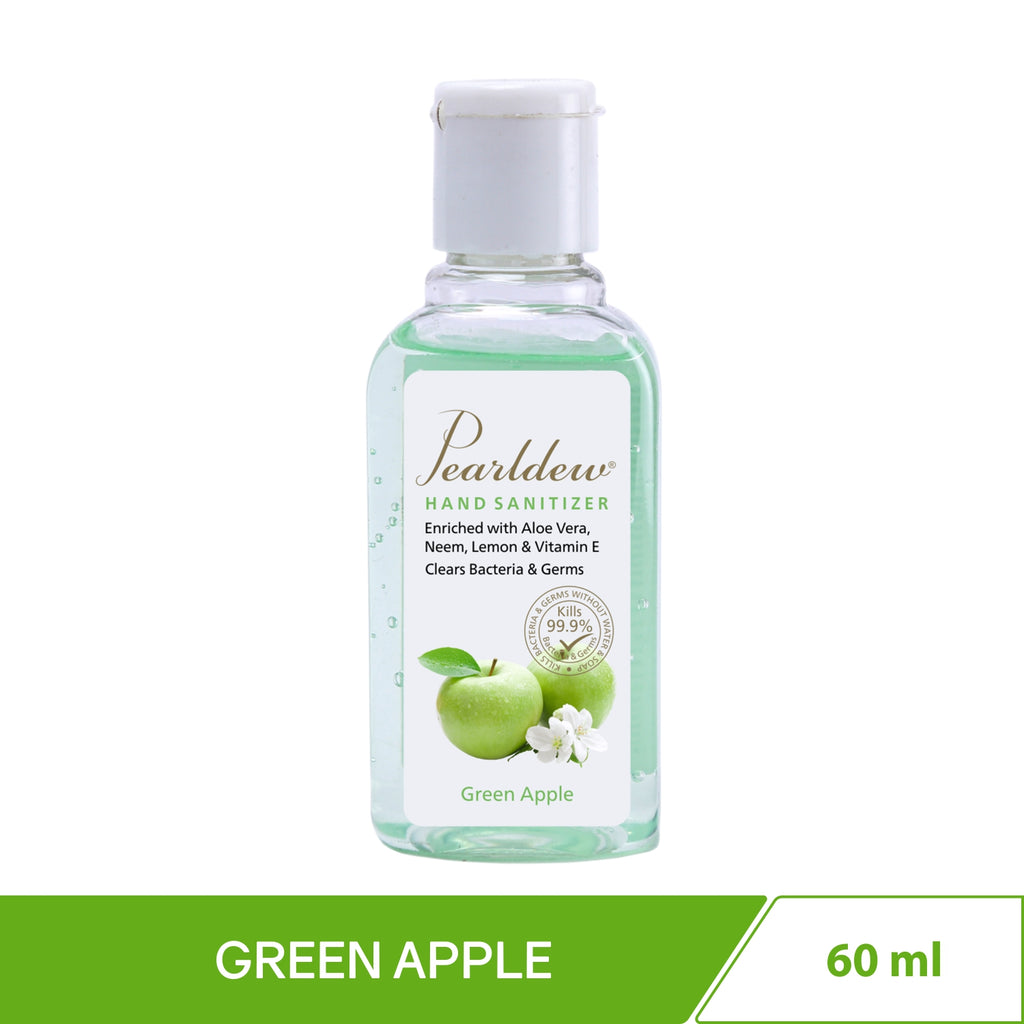 Pearldew Hand Sanitizer Gel (Green Apple) 60 ml