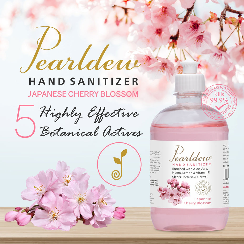 Pearldew Hand Sanitizer Gel (Japanese Cherry Blossom) 500 ml