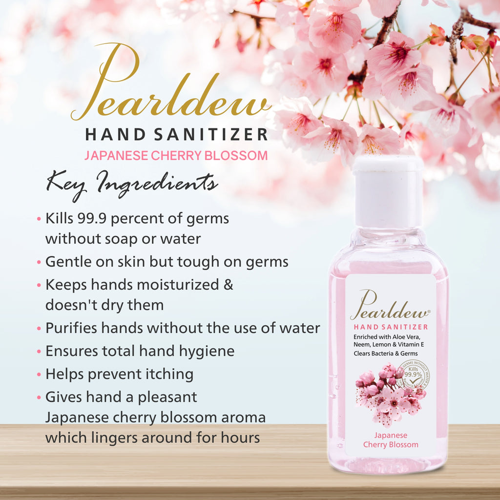 Pearldew Hand Sanitizer Gel (Japanese Cherry Blossom) 60 ml