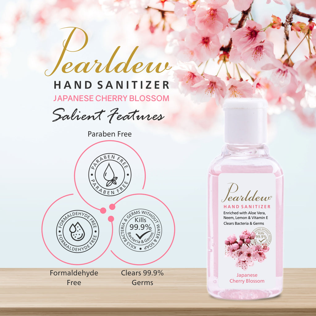 Pearldew Hand Sanitizer Gel (Japanese Cherry Blossom) 60 ml
