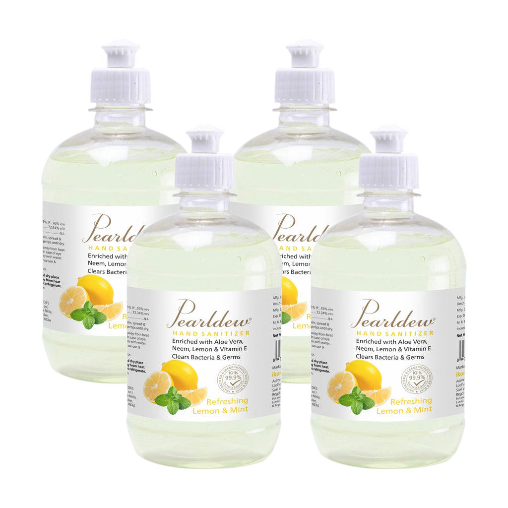 Pearldew Hand Sanitizer Gel (Refreshing Lemon & Mint) 500 ml