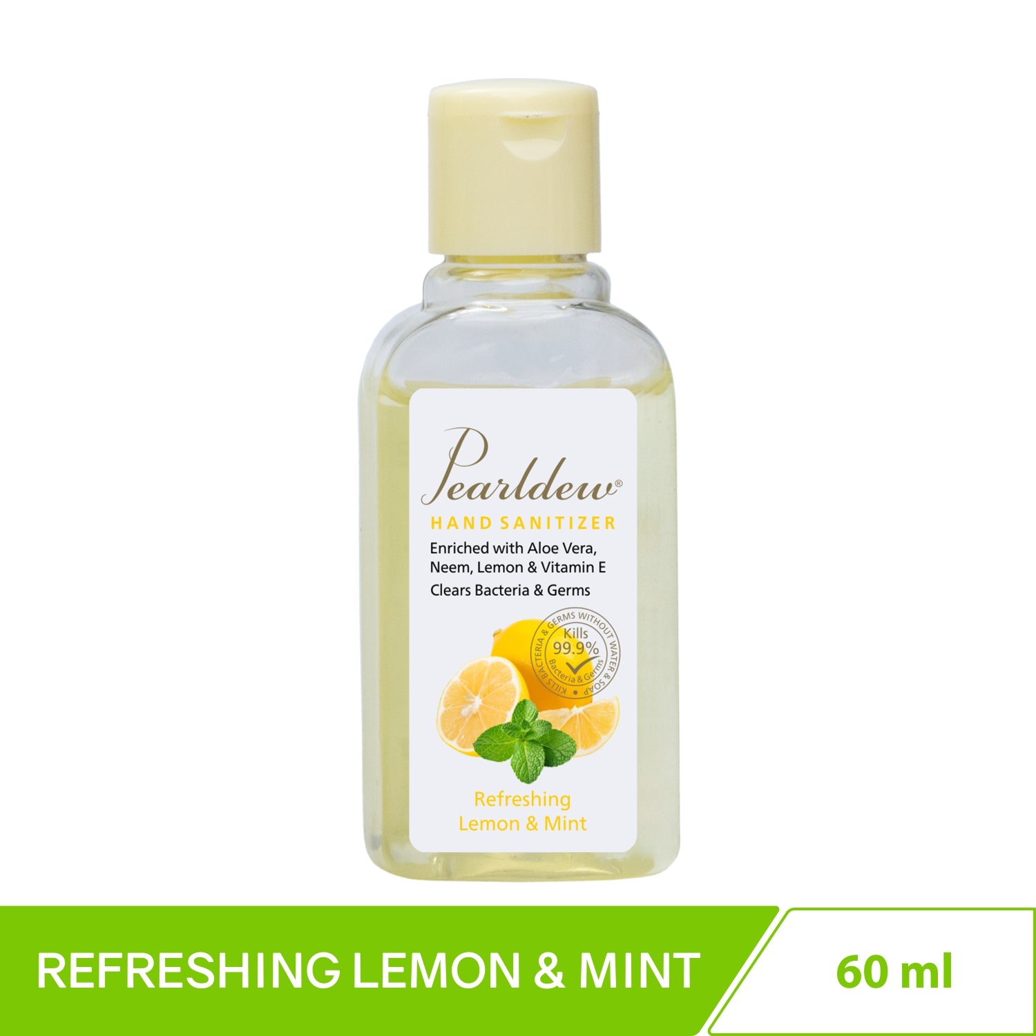 Pearldew Hand Sanitizer (Refreshing Lemon & Mint) 60 ml