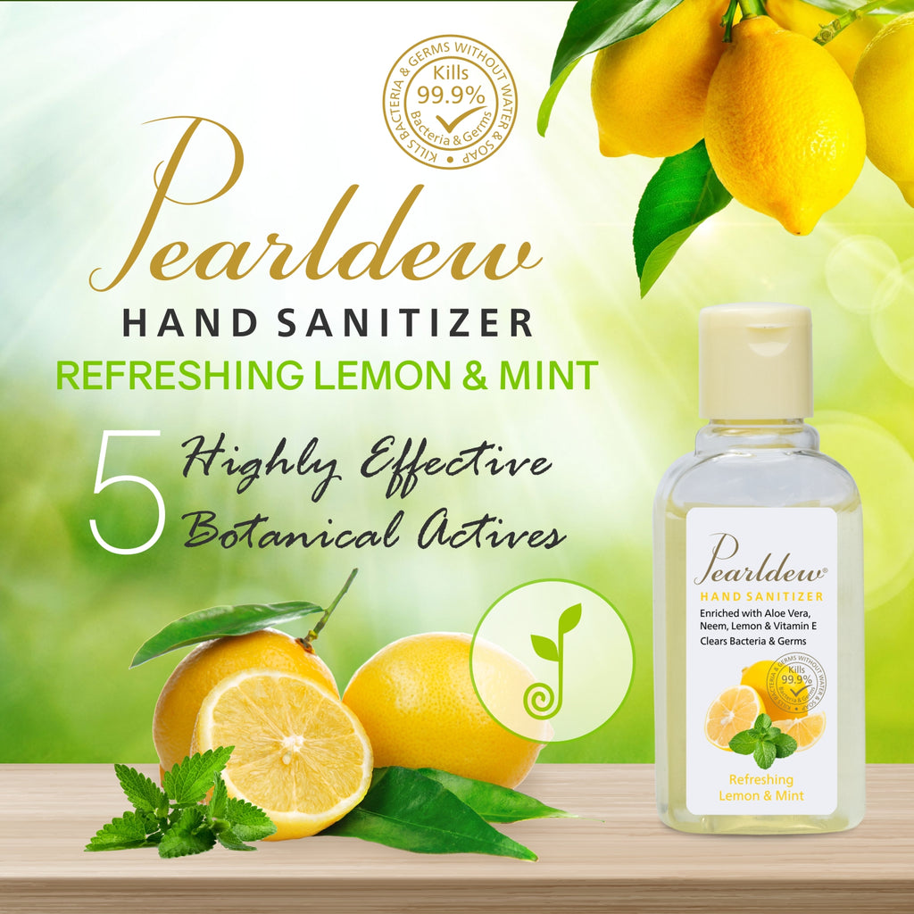 Pearldew Hand Sanitizer Gel (Refreshing Lemon & Mint) 60 ml