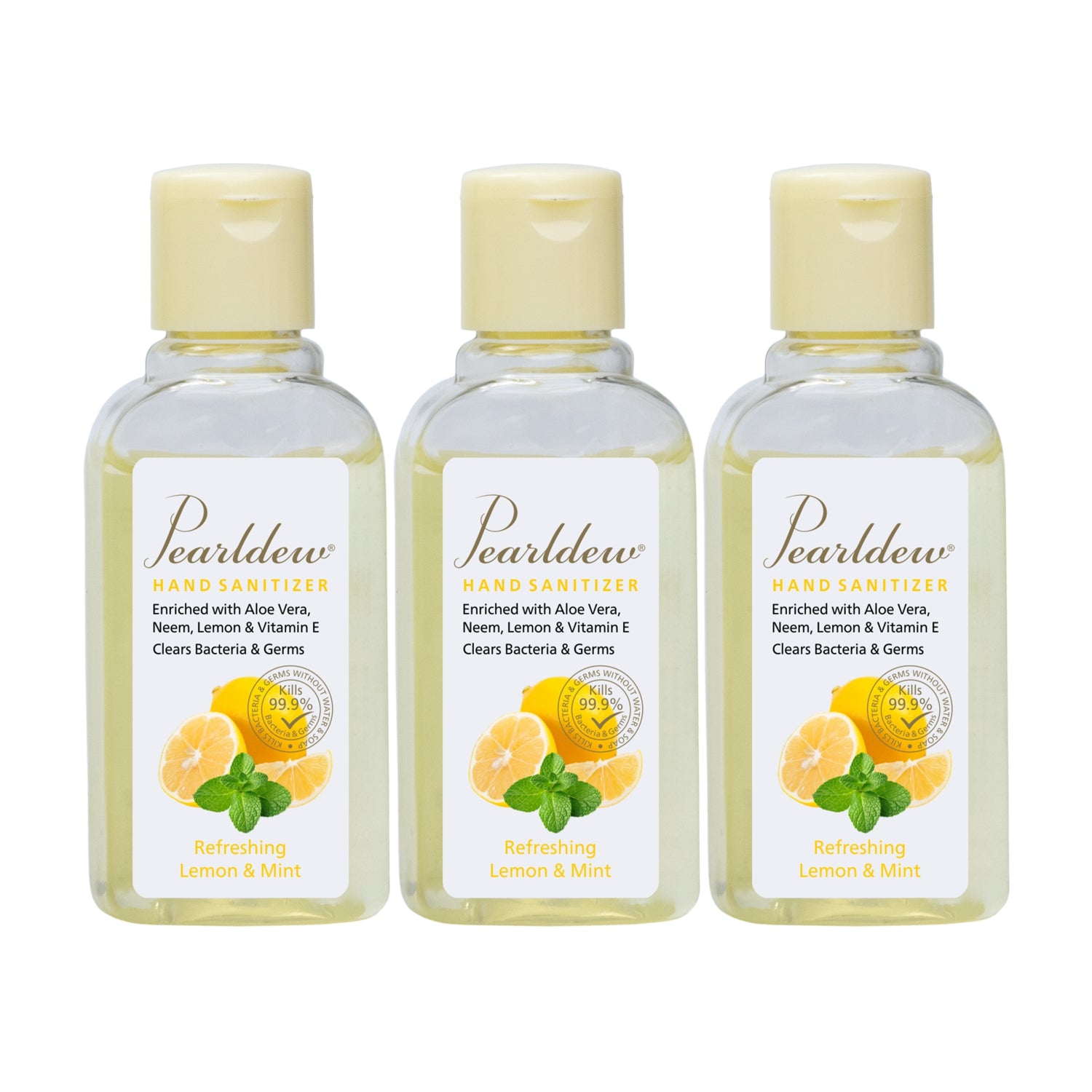 Pearldew Hand Sanitizer (Refreshing Lemon & Mint) 60 ml
