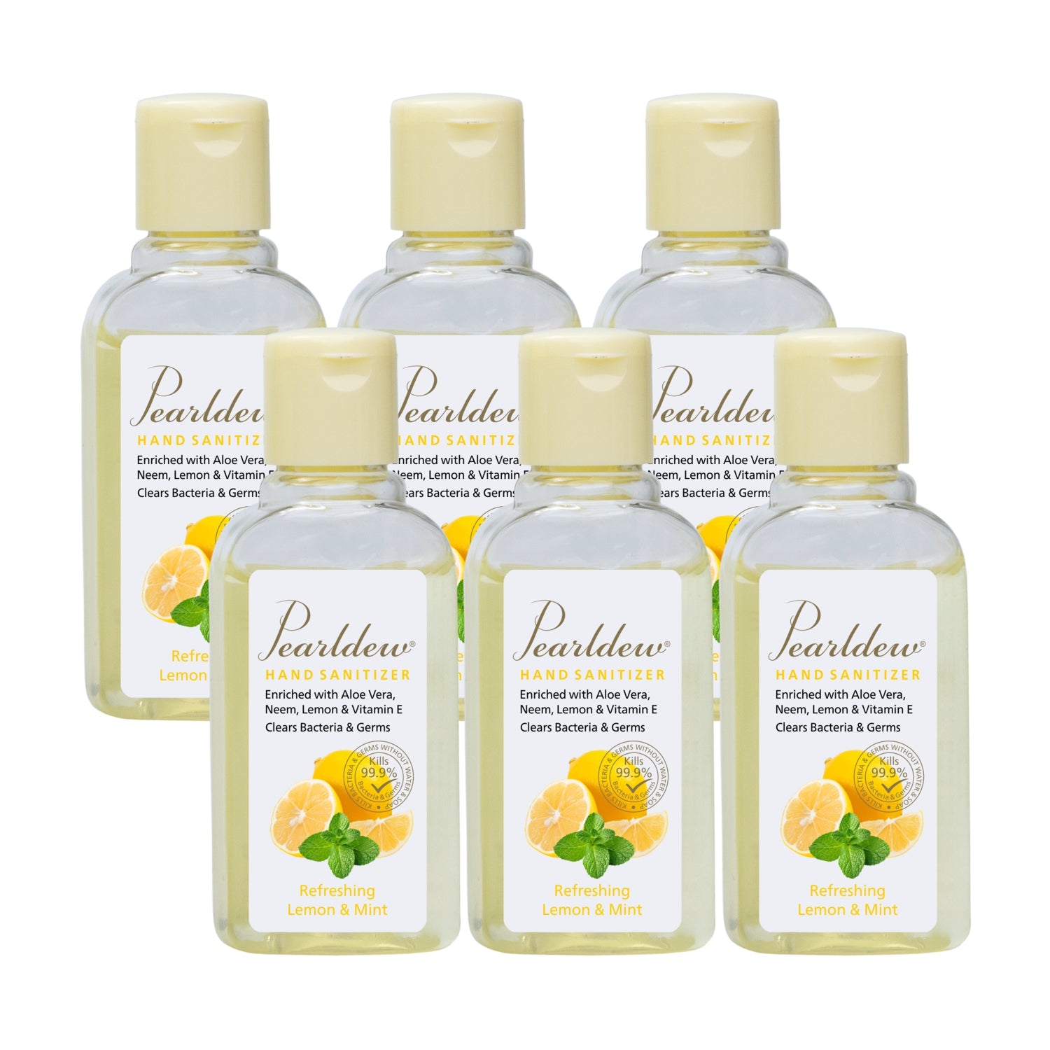 Pearldew Hand Sanitizer (Refreshing Lemon & Mint) 60 ml