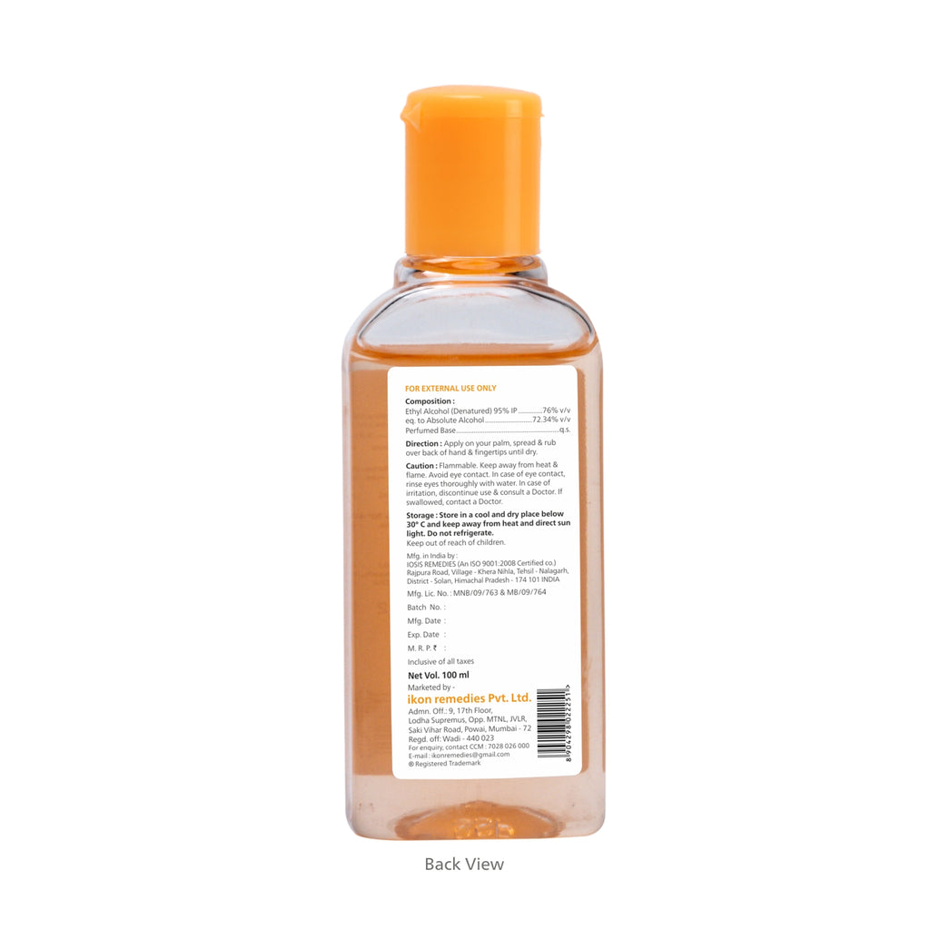 Pearldew Hand Sanitizer Gel (Refreshing Orange) 100 ml