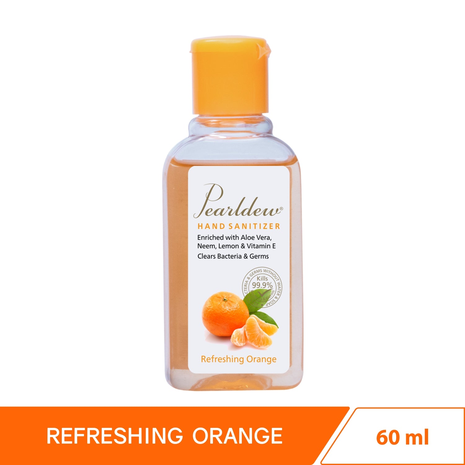 Pearldew Hand Sanitizer (Refreshing Orange) 60 ml