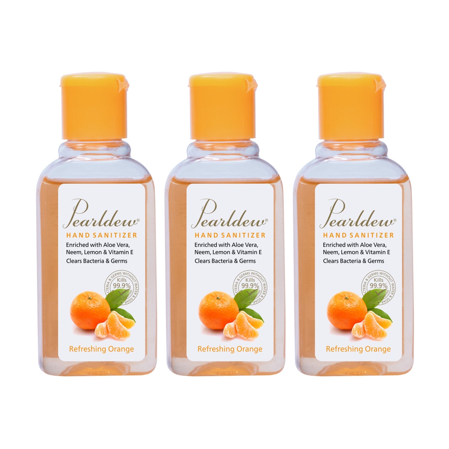 Pearldew Hand Sanitizer (Refreshing Orange) 60 ml
