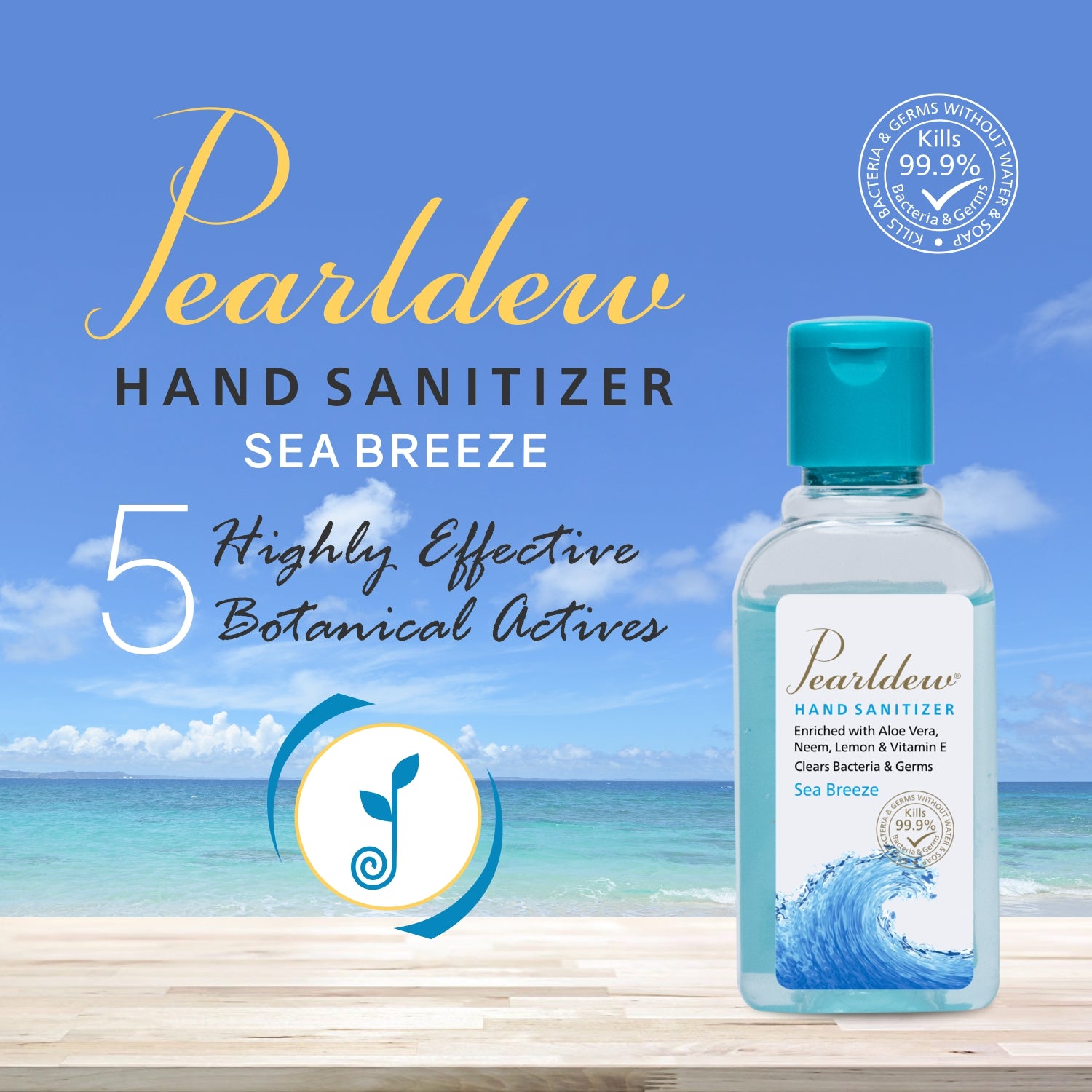 Pearldew Hand Sanitizer (Sea Breeze) 60 ml