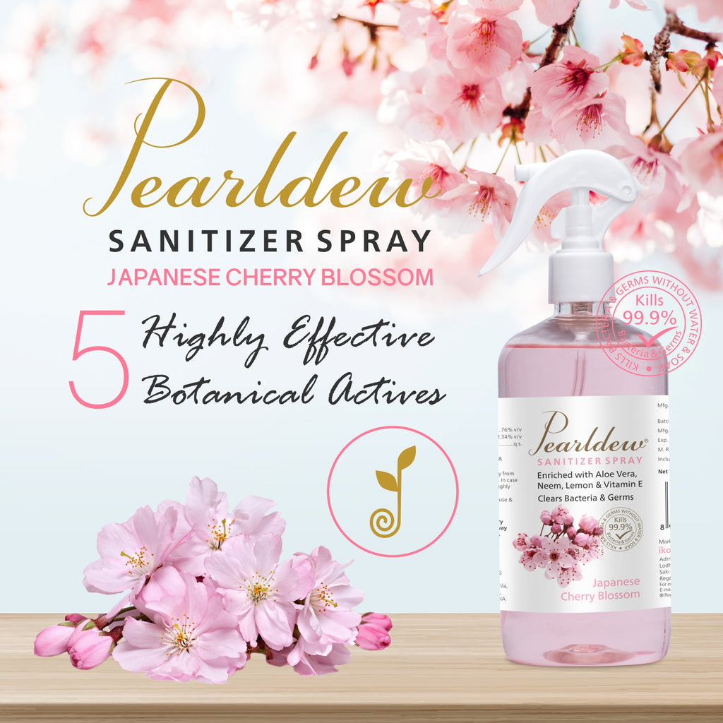 Pearldew Hand Sanitizer Spray (Japanese Cherry Blossom) 500 ml