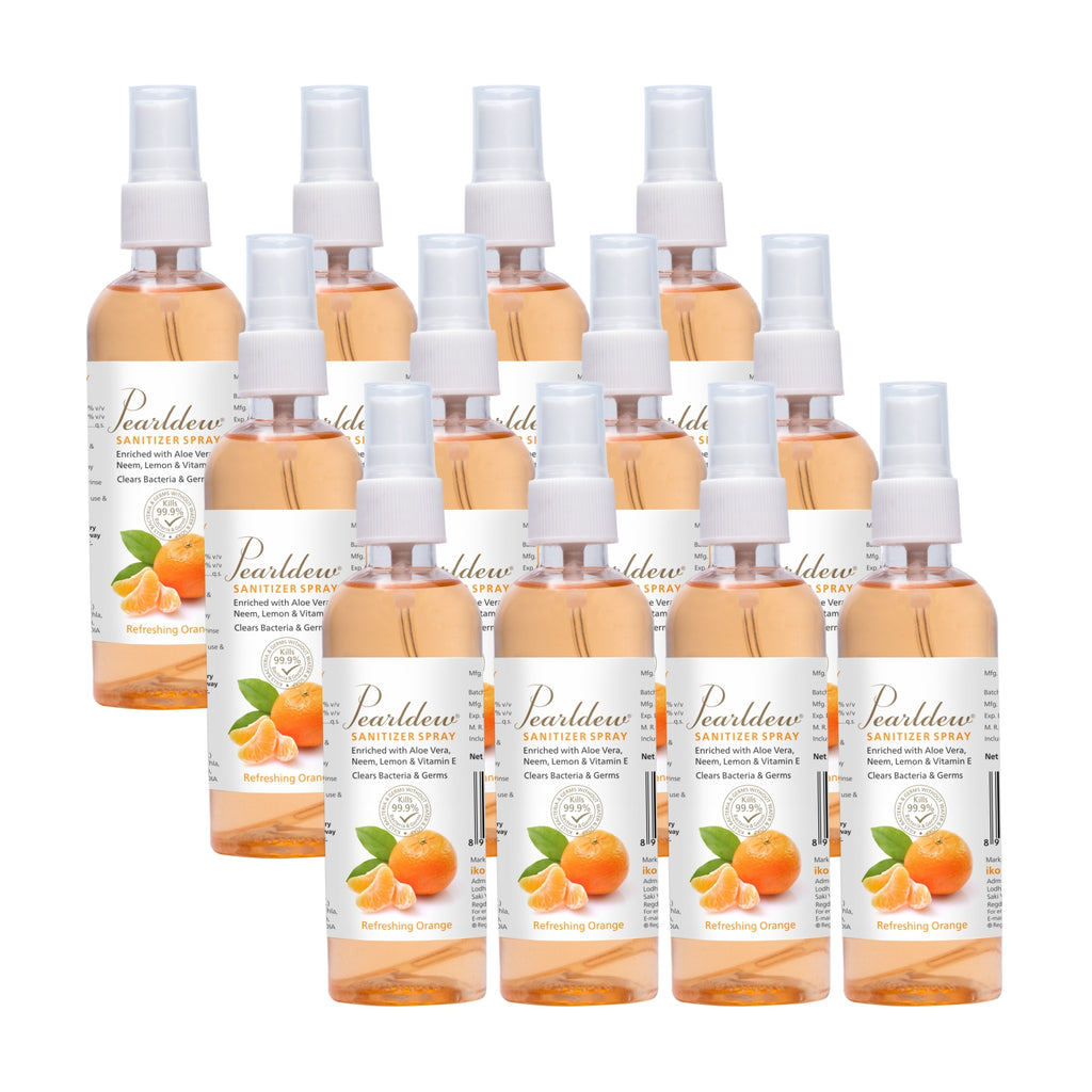 Pearldew Hand Sanitizer Spray (Refreshing Orange) 120 ml