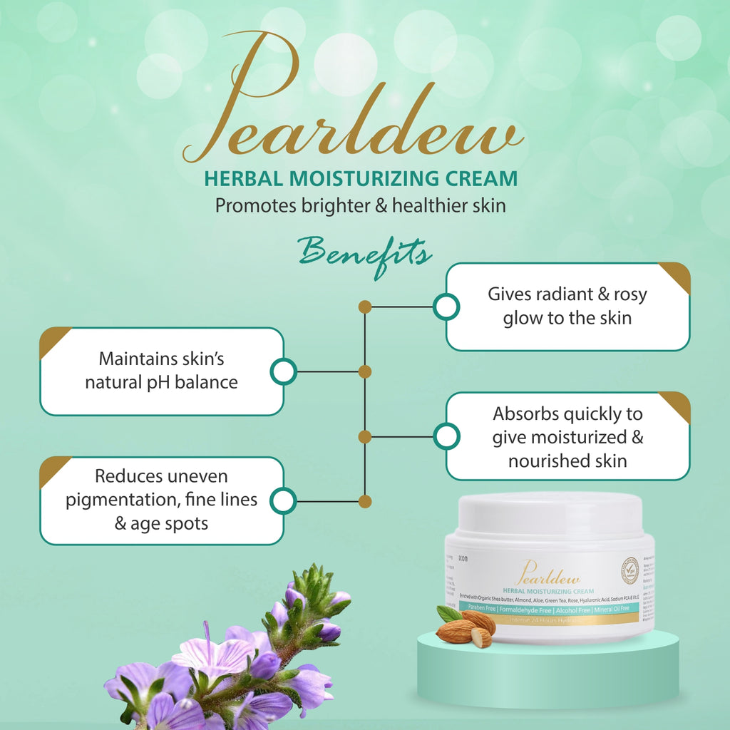 Pearldew Herbal Moisturizing Cream (50 gm)