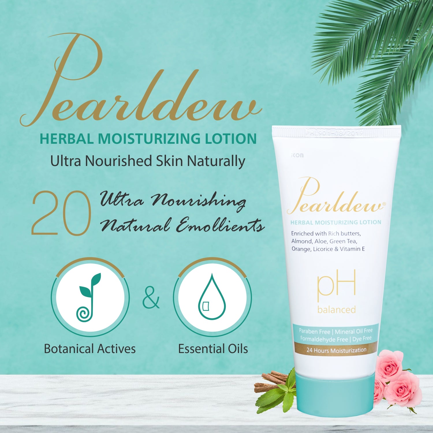 Pearldew Herbal Moisturizing Lotion (100 gm)