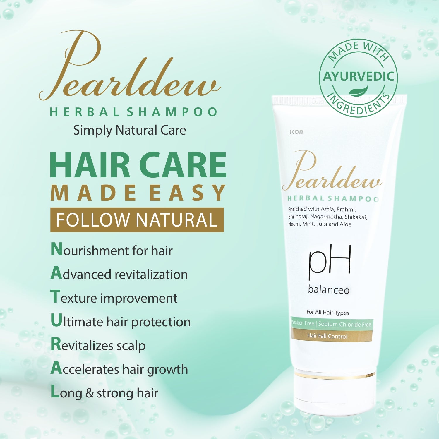 Pearldew Herbal Shampoo (200 ml)