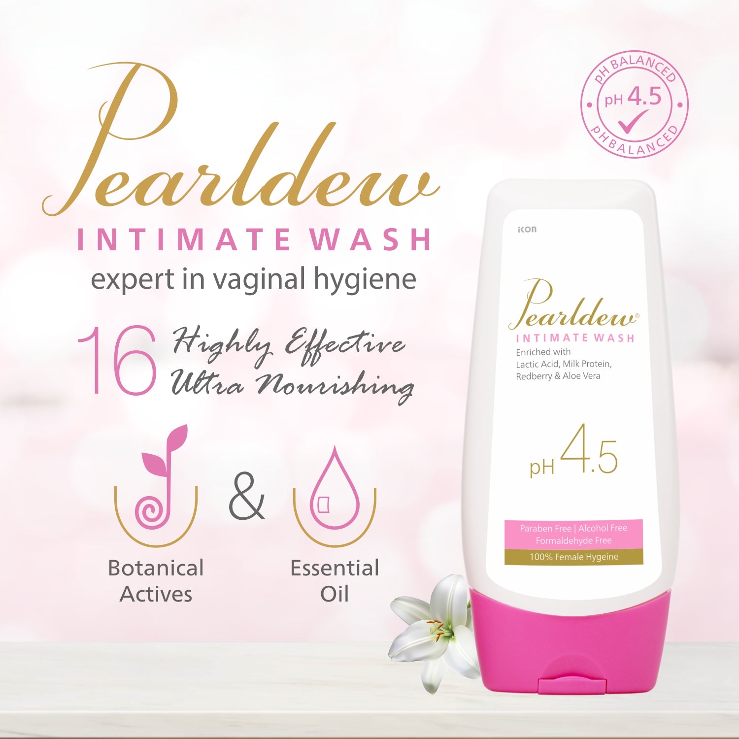 Pearldew Intimate Wash (100 ml)