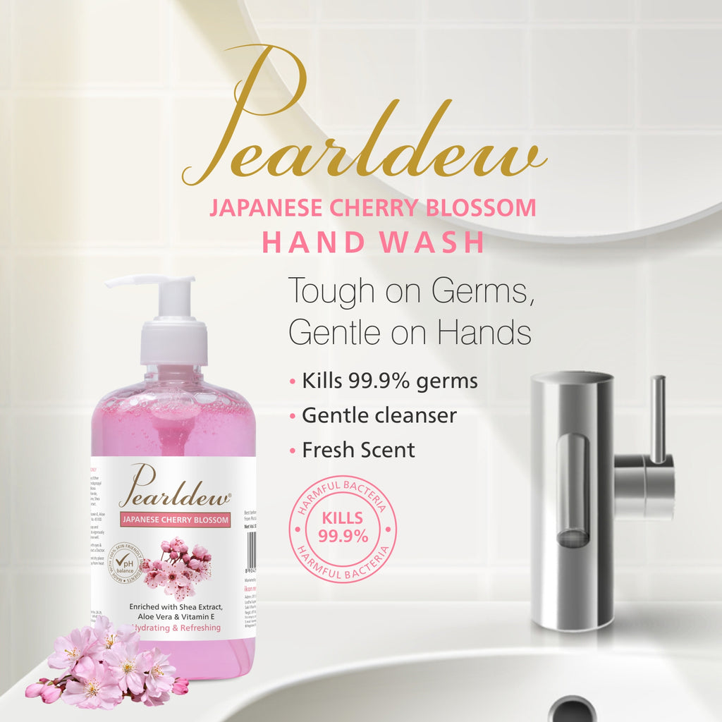Pearldew Japanese Cherry Blossom Hand Wash (500 ml)