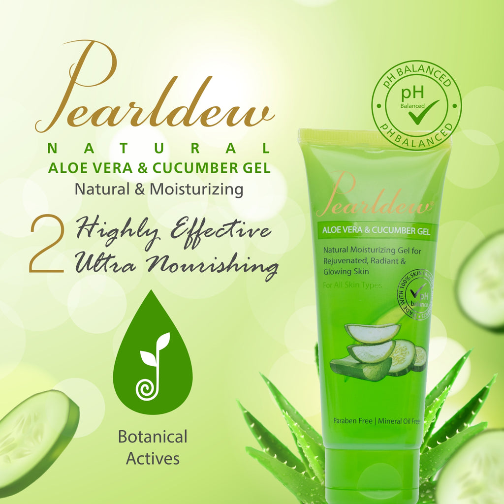 Pearldew Natural Aloe Vera & Cucumber Gel (120 gm)