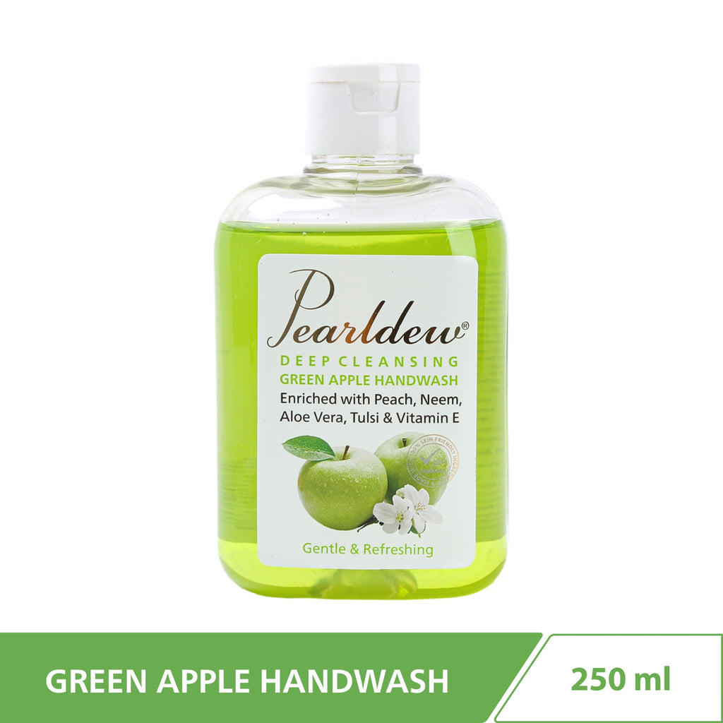 Pearldew Natural Green Apple Deep Cleansing Hand Wash (250 ml)