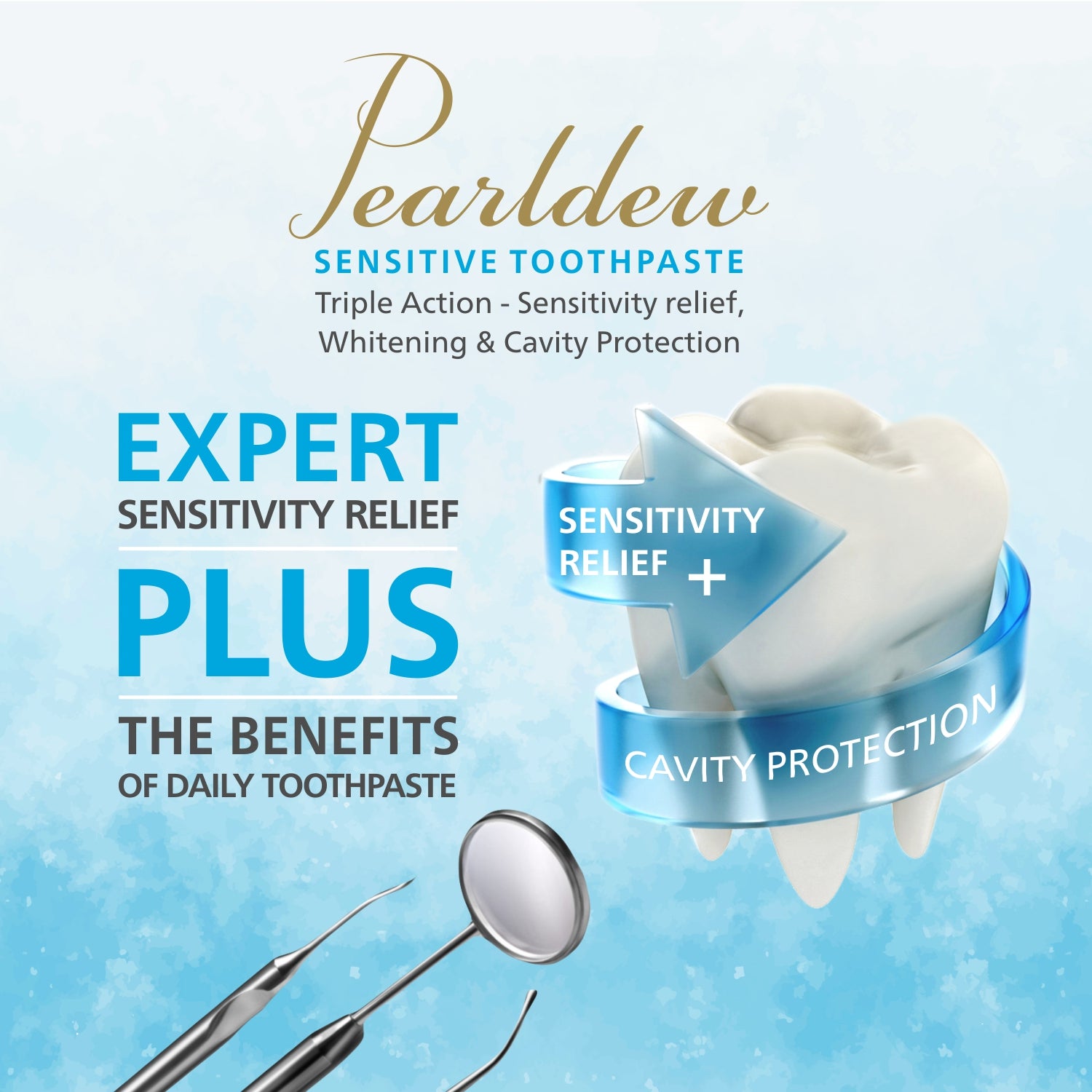 Pearldew Sensitive Toothpaste (100 gm)