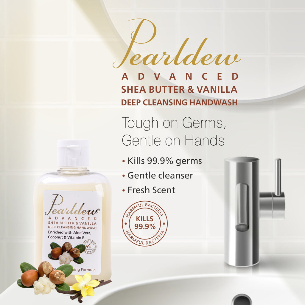 Pearldew Shea Butter & Vanilla Advance Deep Cleansing Hand Wash (250 ml)
