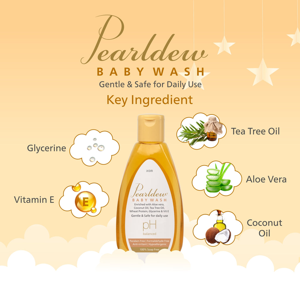 Pearldew Skin Nourishing Baby Wash (100 ml)