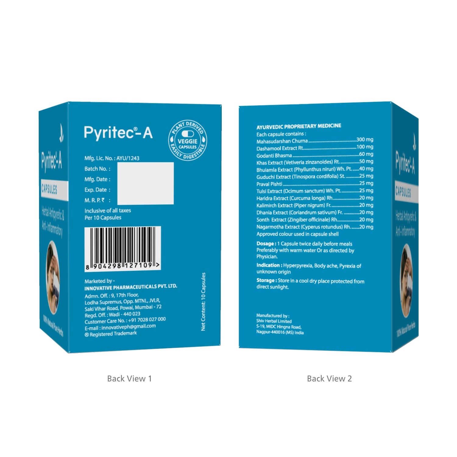 Pyritec-A Capsules (10 Caps)