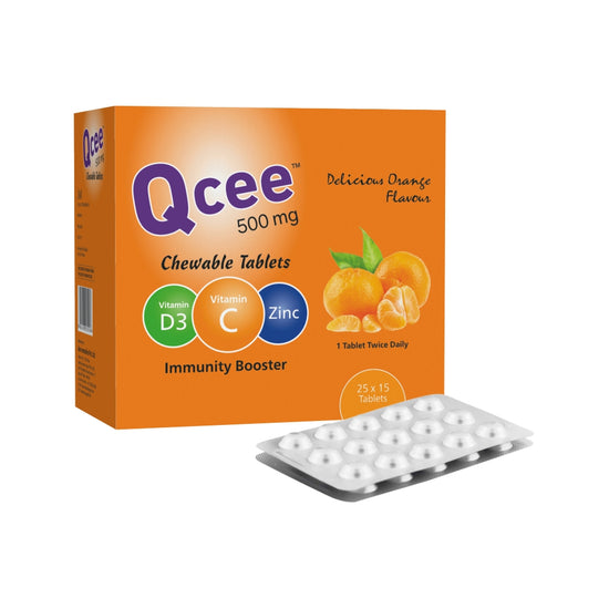 Qcee Chewable Tablets (Orange) 1x15 Alu-Alu