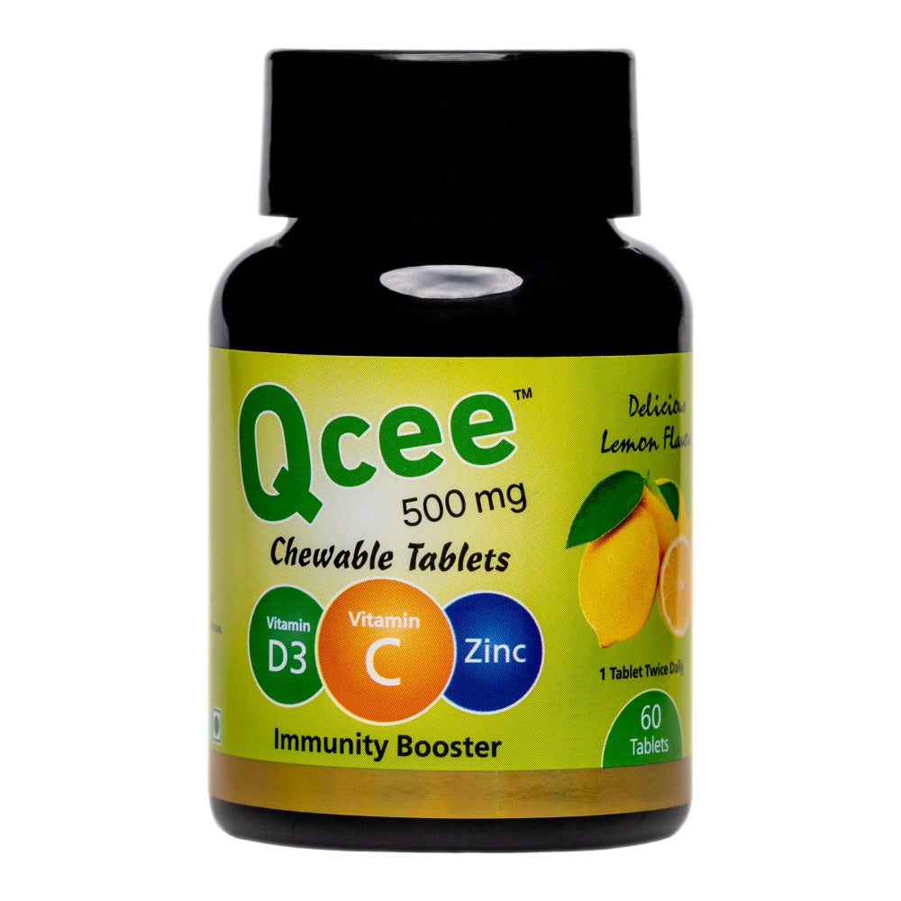 Qcee Chewable Tablets (Lemon) 60 Tabs