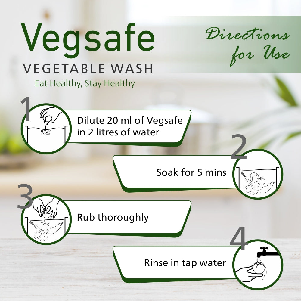 Vegsafe Vegetable & Fruit Wash (100 ml)
